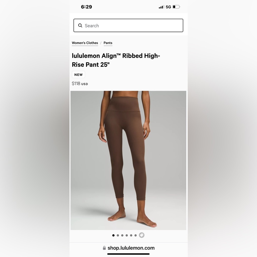 Lululemon Align High-rise Pant 25”